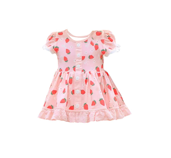 Toddle baby girls strawberry design dress preorder