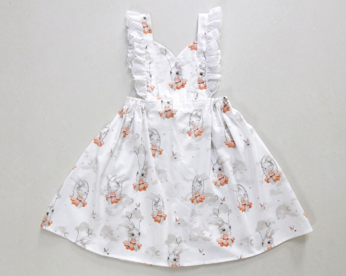 Toddle baby girls easter bunny design dress preorder