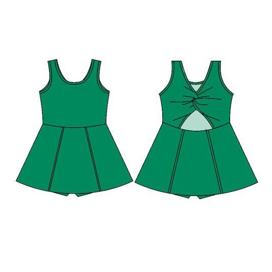 Green color girls yoga dress preorder