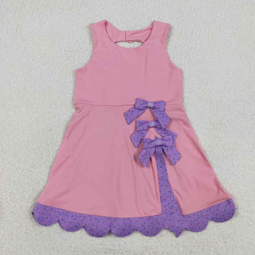 Blue color baby girls yoga dress
