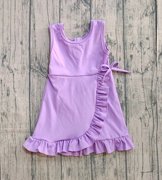 Lavender color baby girls yoga dress preorder