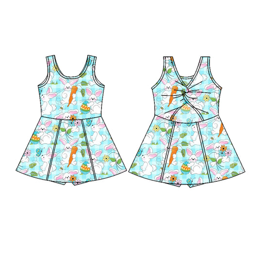 Easter bunny baby girls yoga dress preorder