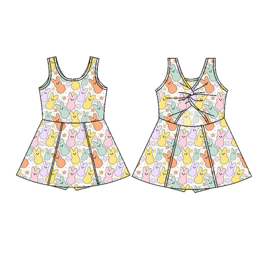 Easter bunny baby girls yoga dress preorder