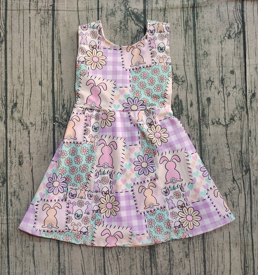 Easter bunny baby girls yoga dress preorder
