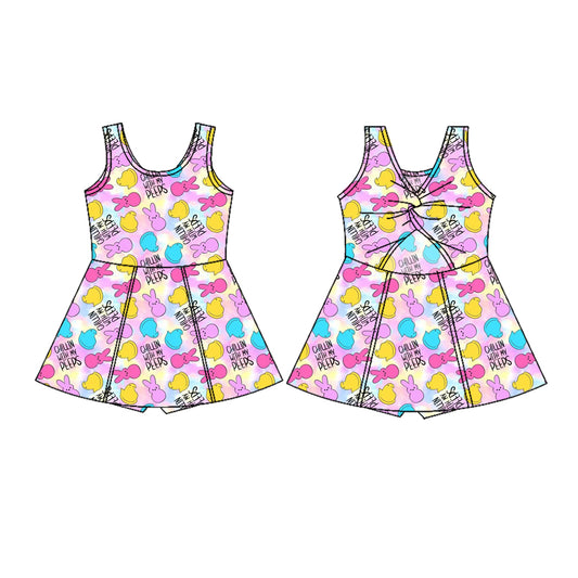 Easter bunny baby girls yoga dress preorder