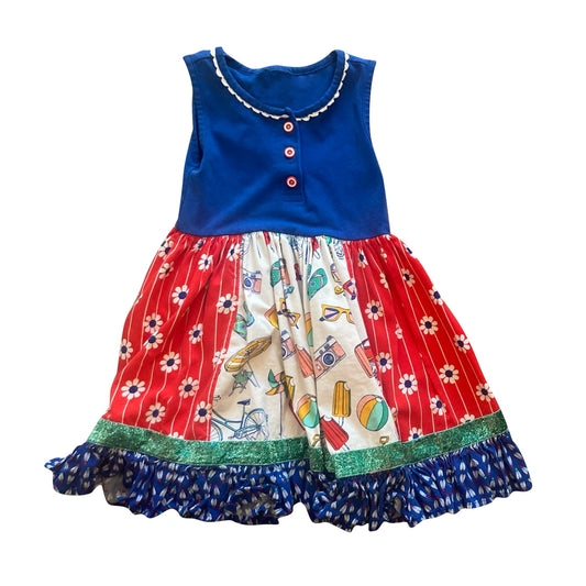 Flowers design baby girls summer dress preorder