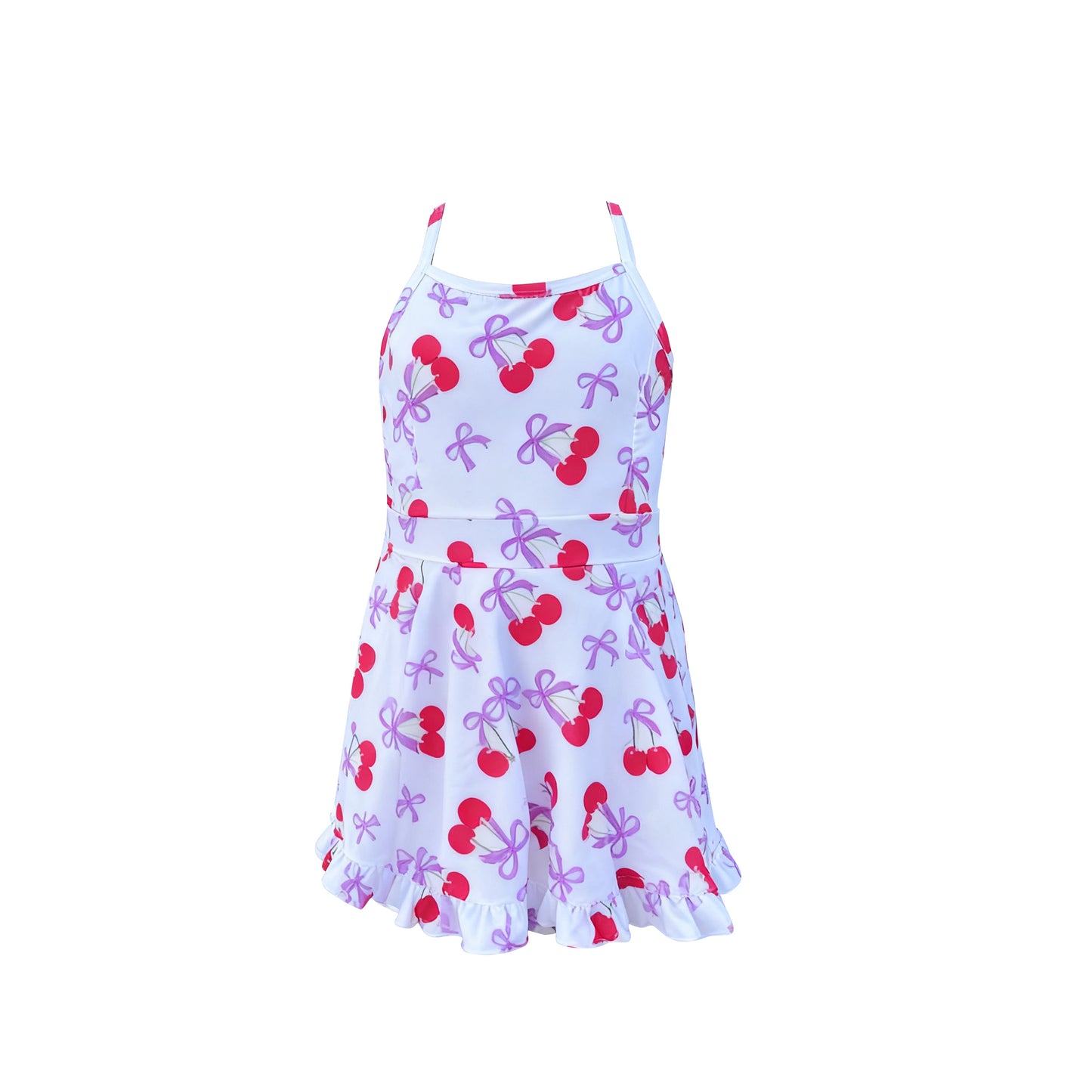 Cheery design baby girls yoga dress preorder