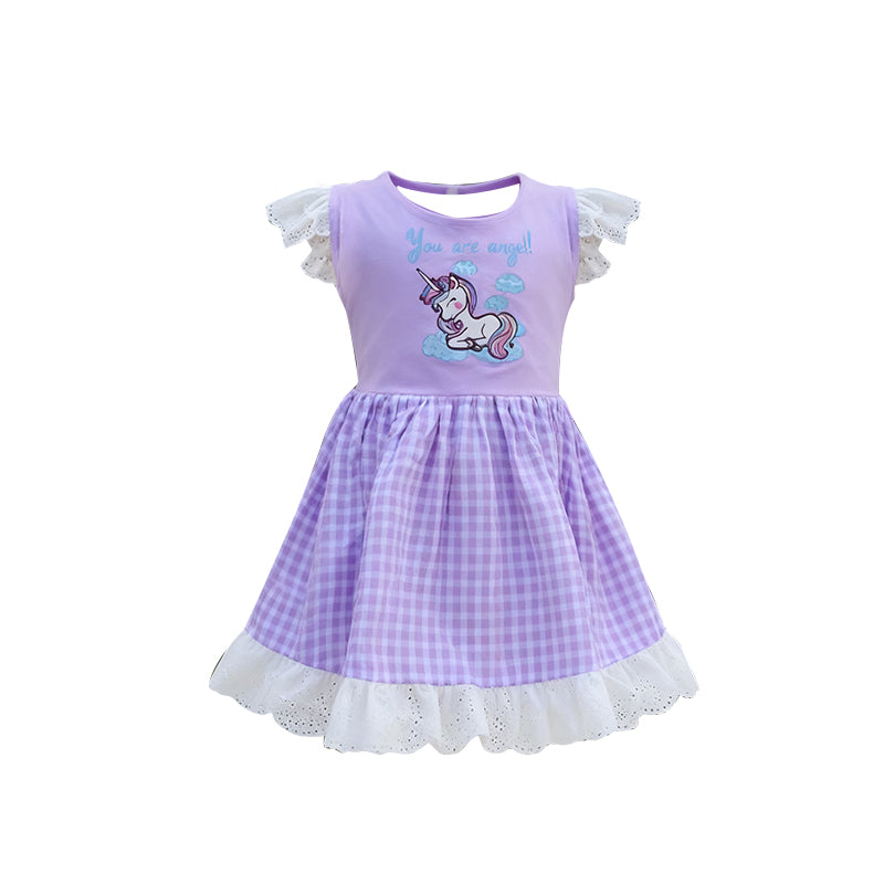 You are angel horse design baby girls summer dress preorder