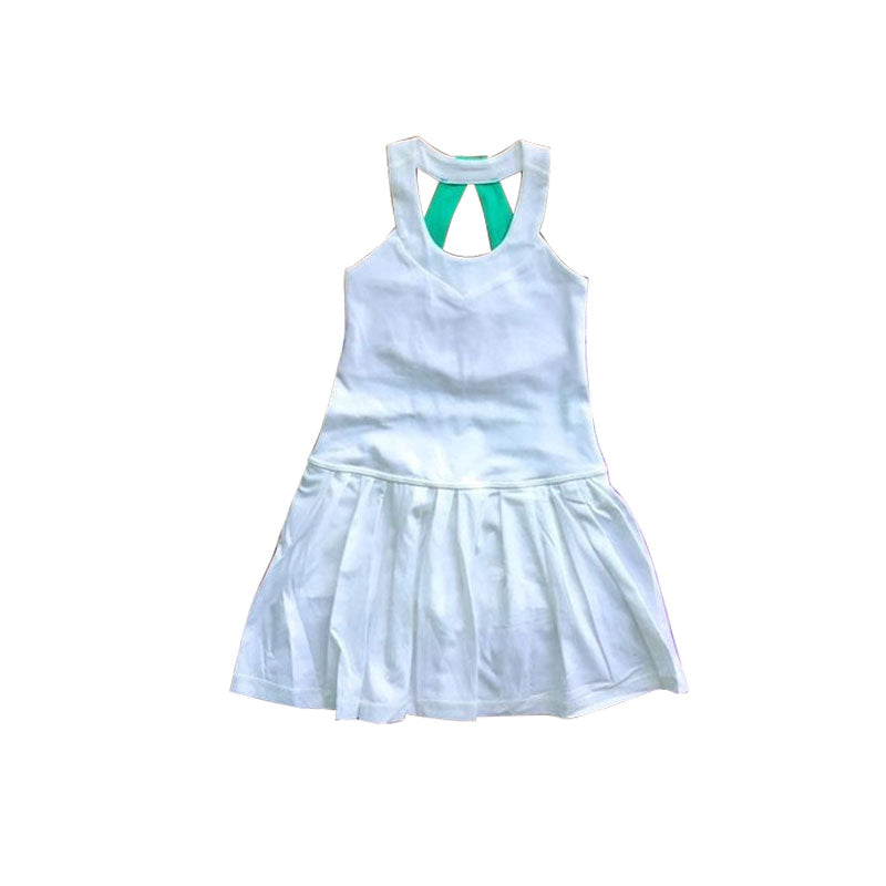 White color baby girls yoga dress preorder