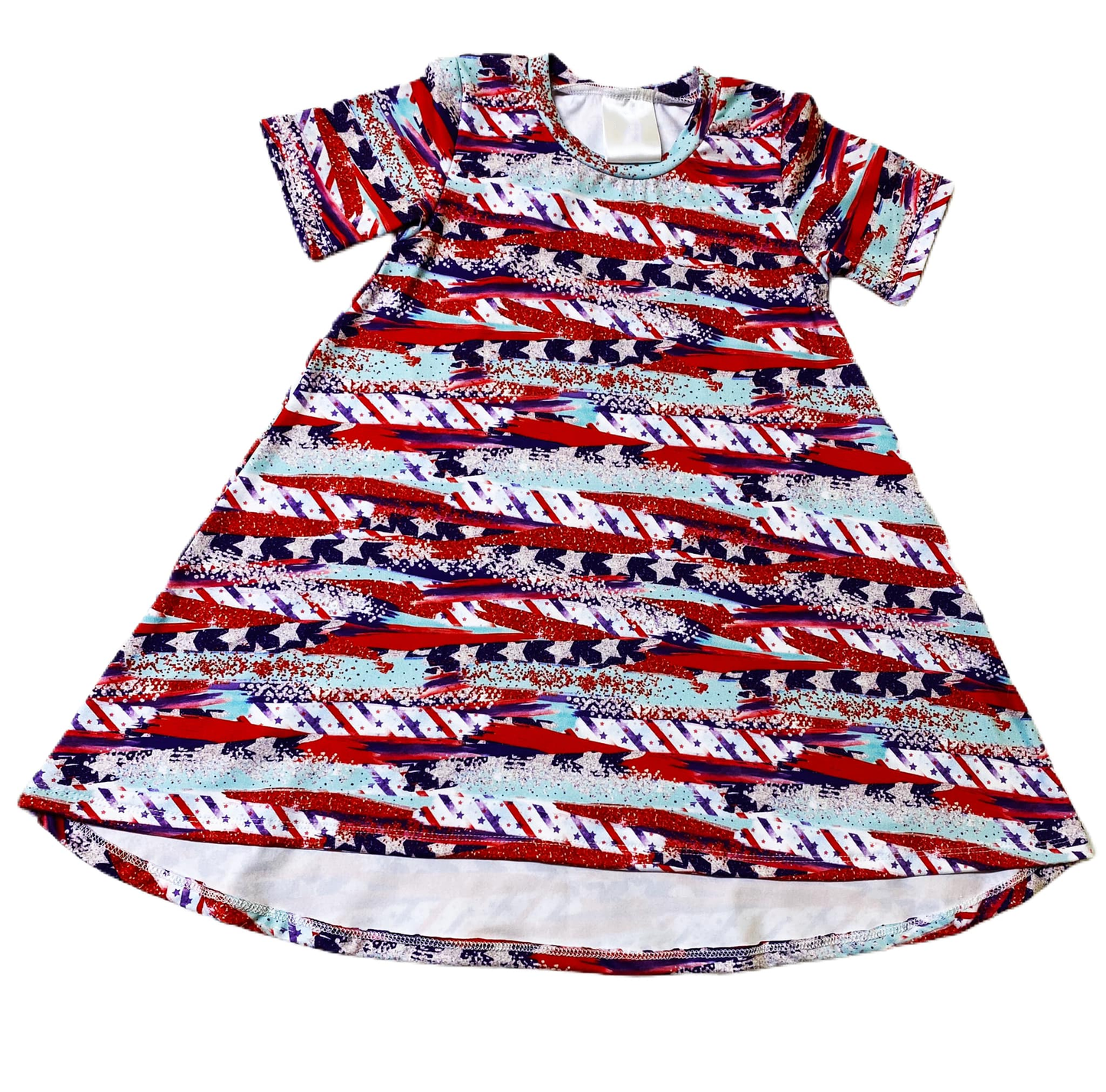 baby girls short sleeve star print dress preorder