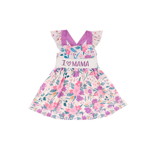 baby girls i love mama floral dress preorder
