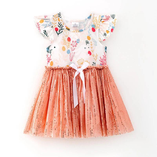 Easter bunny design girls summer dress preorder