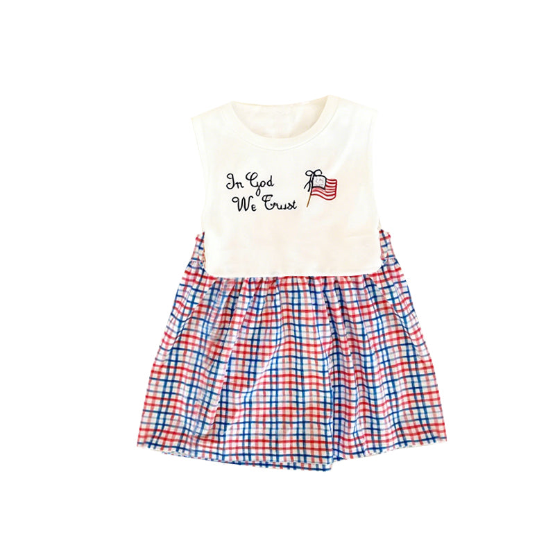 American flag girls July 4th holiday dress preorder