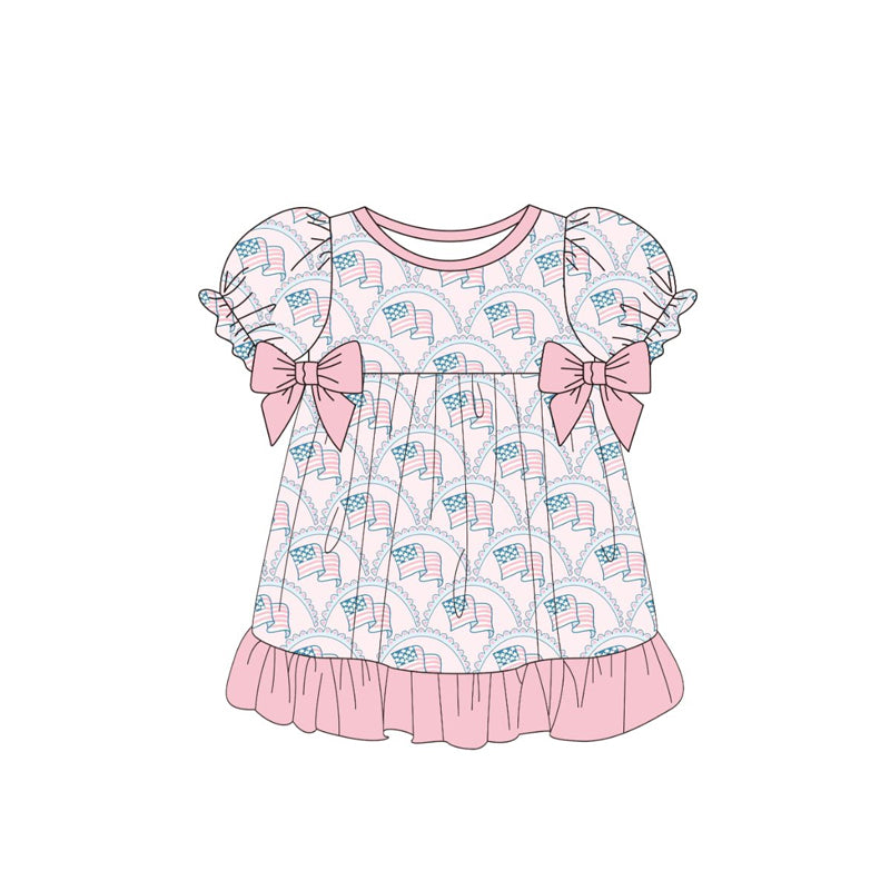American flag design girls summer dress preorder