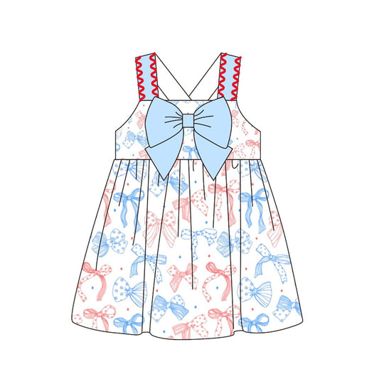American bow design girls summer dress preorder