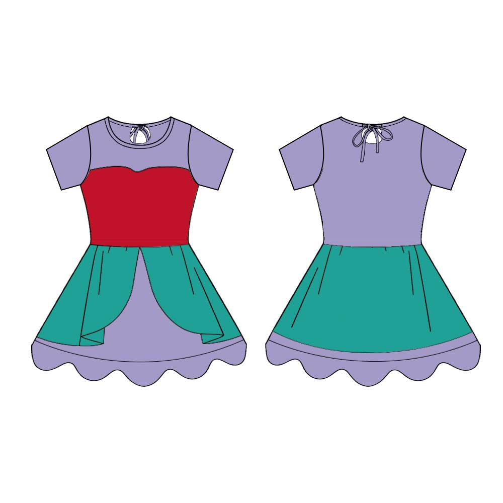 Princess design baby girls summer yoga dress preorder