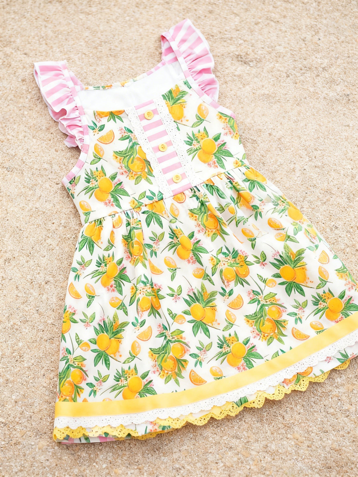 Fruit design girls summer dress preorder