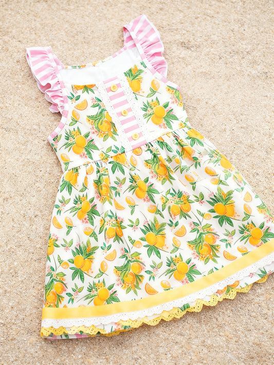 Fruit design girls summer dress preorder