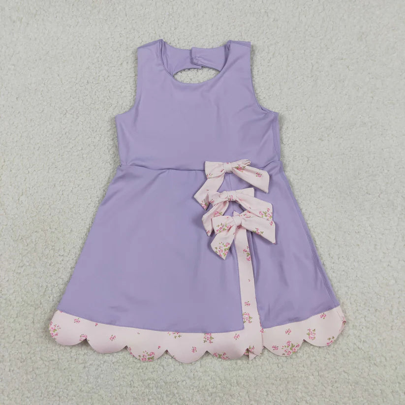 Blue color baby girls yoga dress
