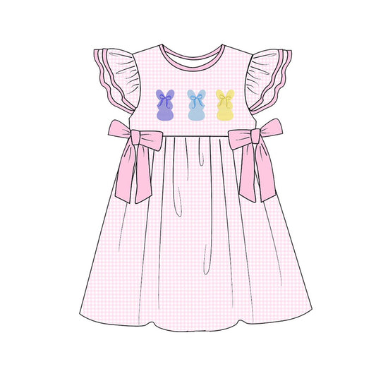 Easter bunny design toddle baby girls dress preorder