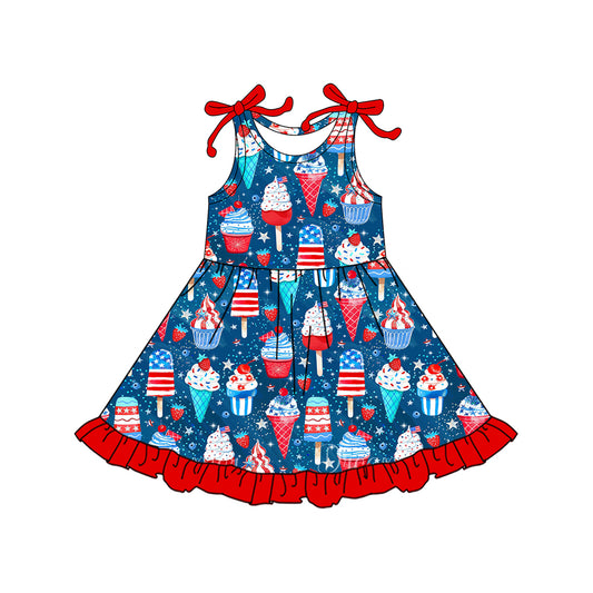 Girls july 4th popsicle dress preorder