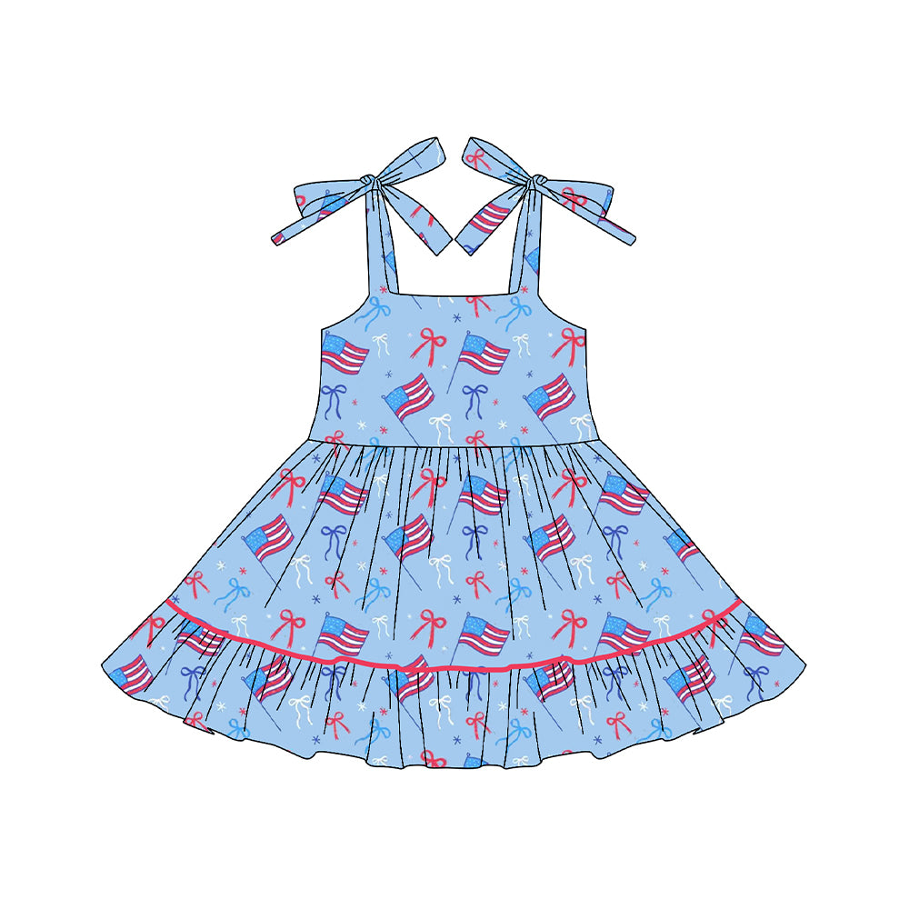 American flag design dress preorder