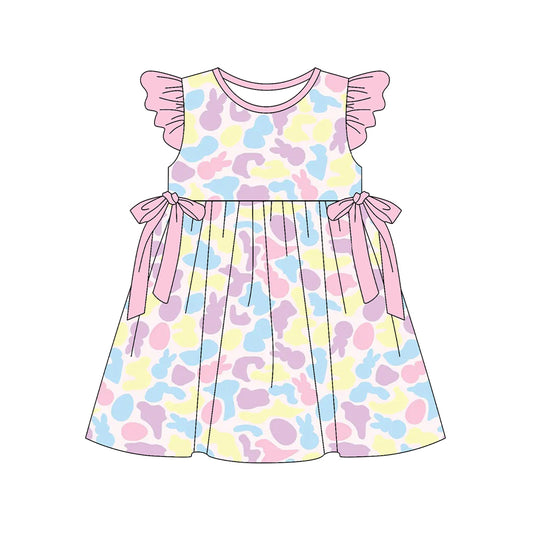 Easter bunny design girls dress preorder