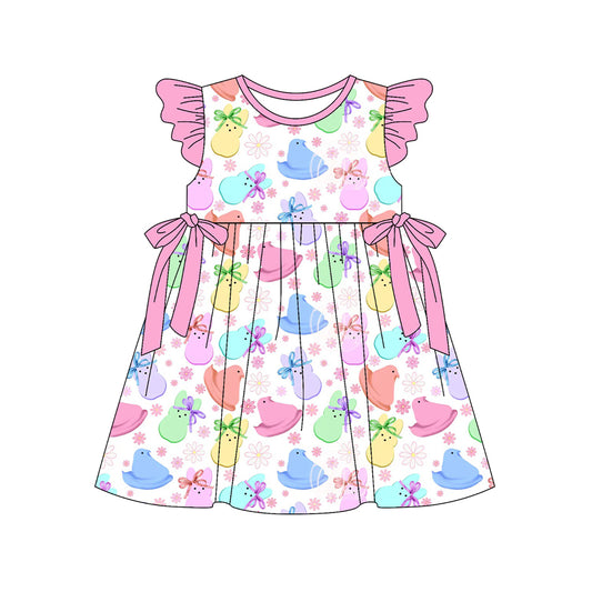 Easter bunny design girls dress preorder
