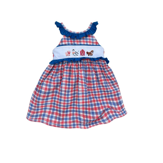 Farm animal design girls dress preorder