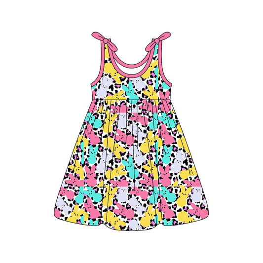 Easter bunny design girls summer dress preorder