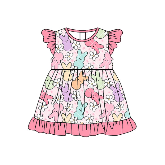 Easter bunny design girls summer dress preorder