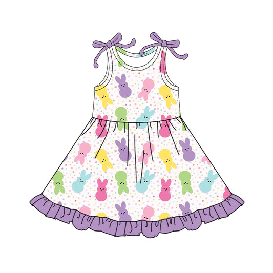 Easter bunny design girls holiday dress preorder