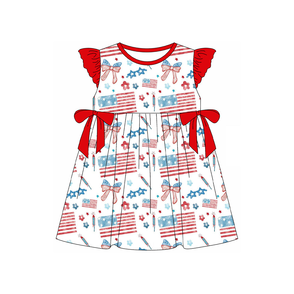 America girl July 4th design girls summer dress preorder