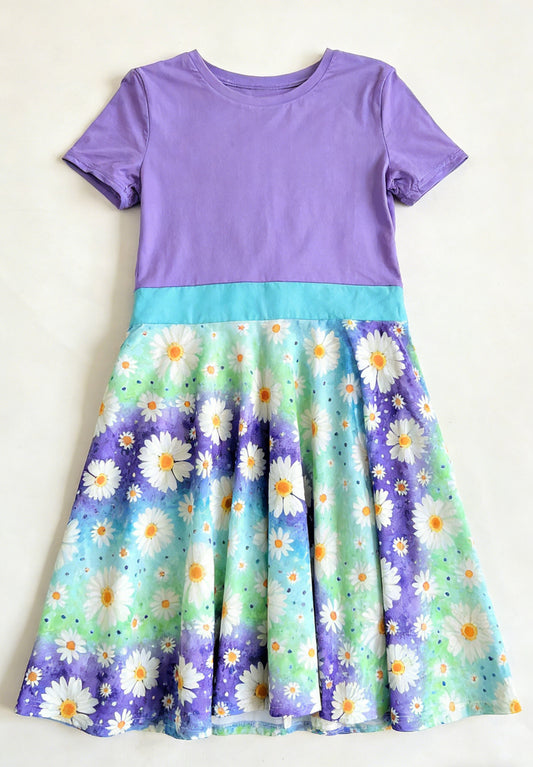 Flowers design toddle girls dress preorder