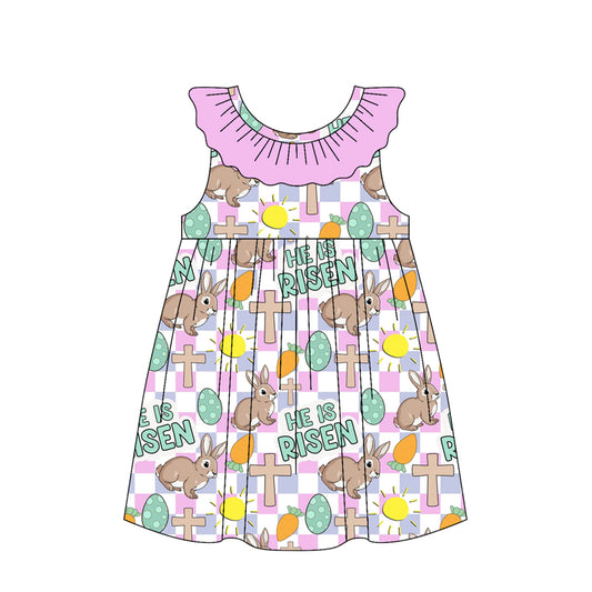 Easter bunny design toddle girls dress preorder