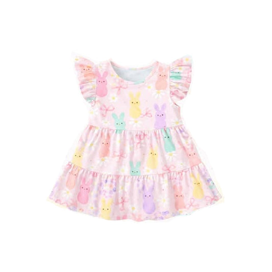 Easter bunny  design girls summer dress preorder