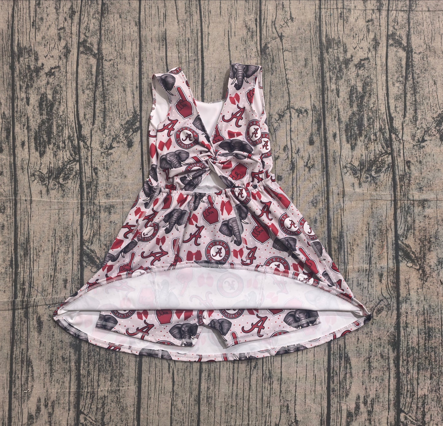 Alabama elephant design girls summer active yoga dress preorder