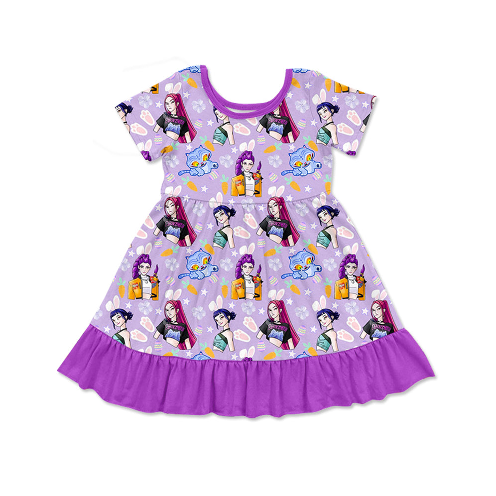 Kpop girls short sleeve summer dress preorder