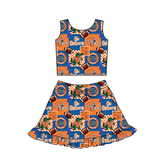 Go gators Team design girls summer active yoga outfit preorder