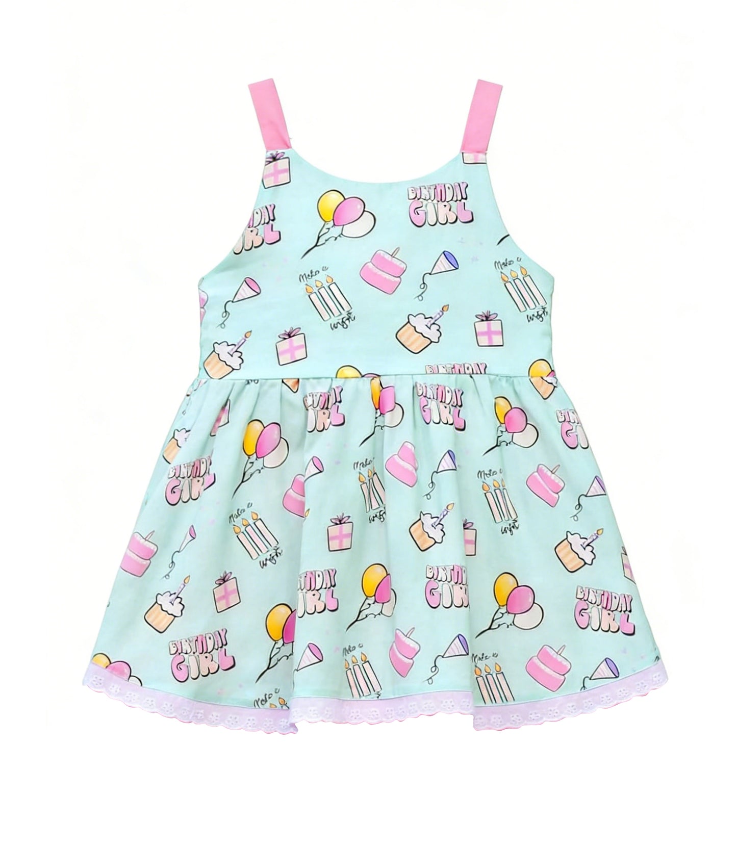 Birthday girl kids baby holiday dress preorder