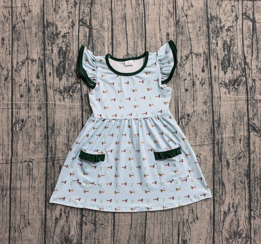 Mallard duck kids baby holiday dress preorder
