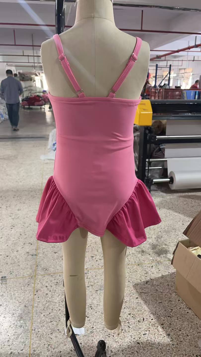 Hot pink color girls summer yoga dress preorder