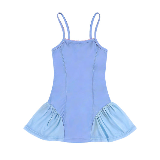 Blue color girls summer yoga dress preorder