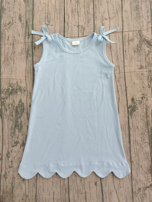Blue color baby girl summer dress preorder