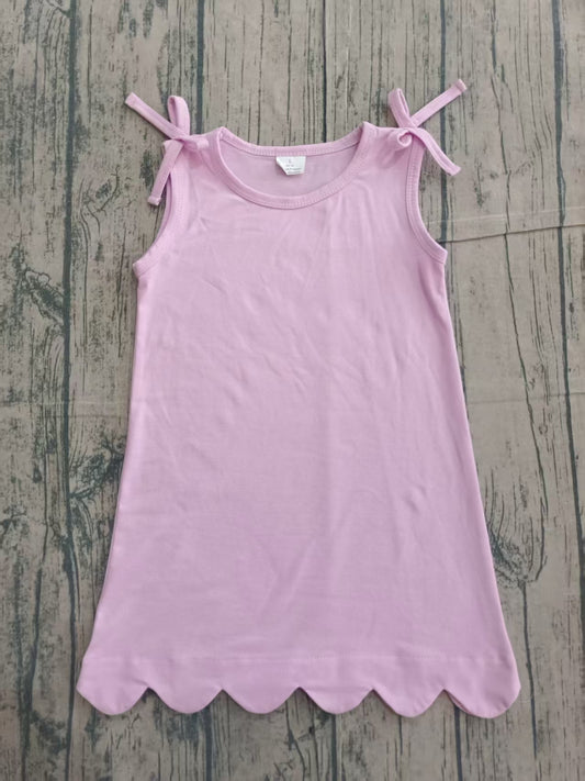 Pink color baby girl summer dress preorder