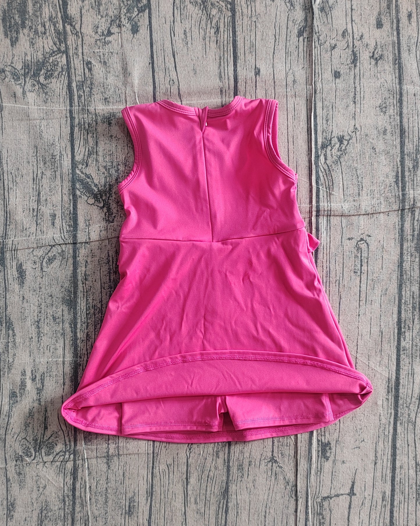 Toddle girls hot pink color yoga dress preorder