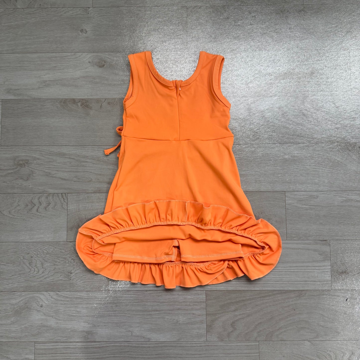 Toddle girls orange design yoga dress preorder
