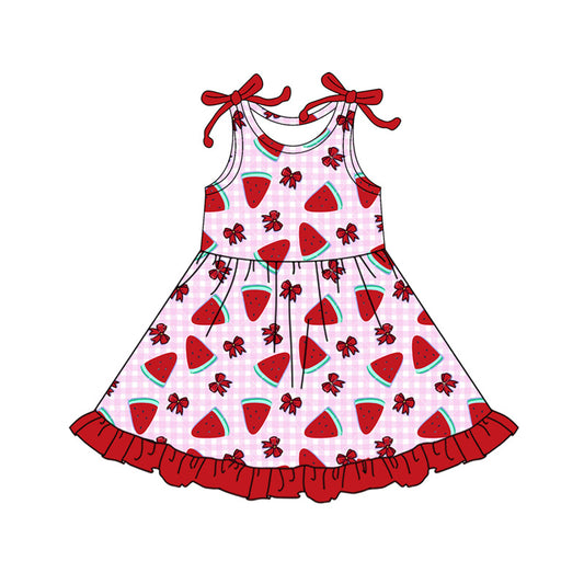 Toddle girls watermelon design yoga dress preorder