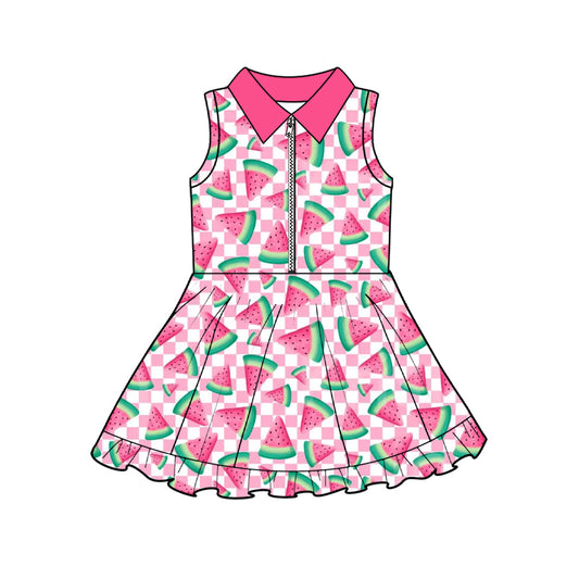 Toddle girls watermelon design yoga dress preorder