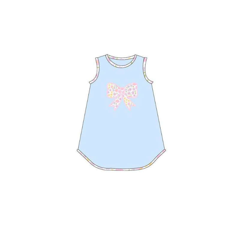 Toddle girls floral bow design dress preorder
